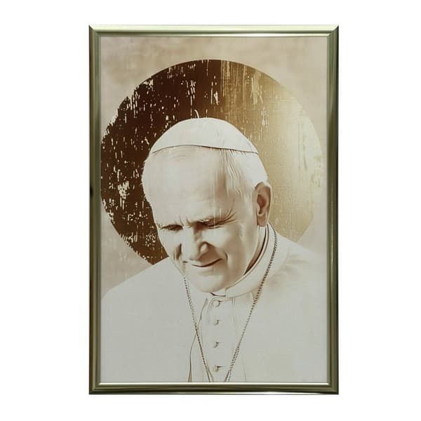Portræt af pave Johannes Paul II Portræt af pave Johannes Paul II, 50x70 cm, uindrammet, 230 gsm mat papir
