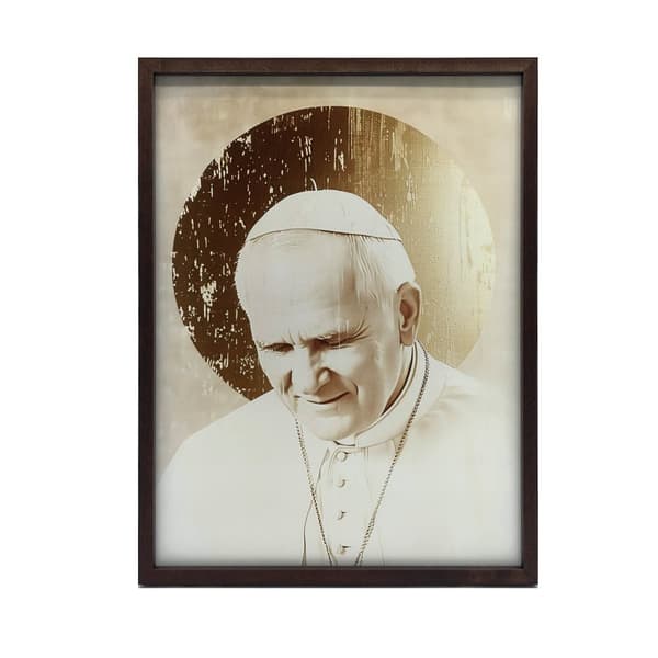 Portræt af pave Johannes Paul II Portræt af pave Johannes Paul II, 50x70 cm, uindrammet, 230 gsm mat papir
