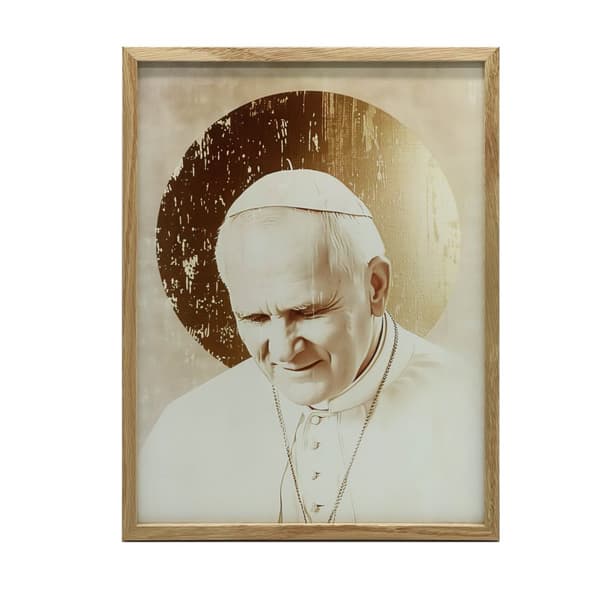 Portræt af pave Johannes Paul II Portræt af pave Johannes Paul II, 50x70 cm, uindrammet, 230 gsm mat papir