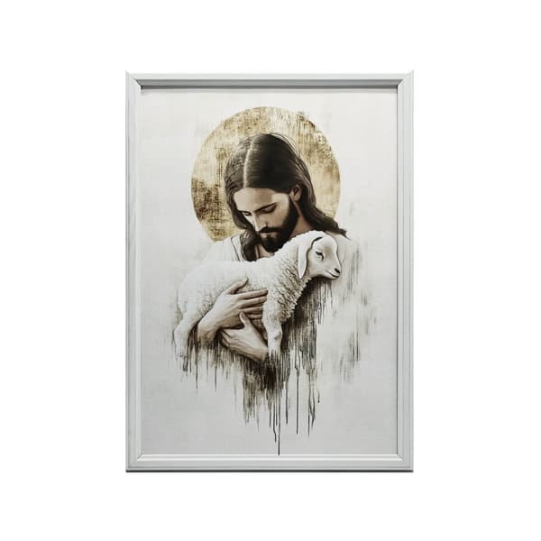 Jesus med lam Jesus med lam, 40x50 cm, uindrammet, 230 gsm mat papir