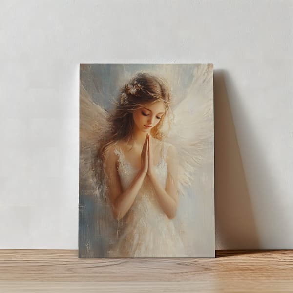 Angel Prayer II Angel Prayer II, 50x70 cm, mörkbrun träram, 230 gsm matt papper