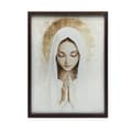 Miniatyrbild 2 av 10: Mary's Prayer in Silence Mary's Prayer in Silence, 30x40 cm, oinramad, premiumduk på bår