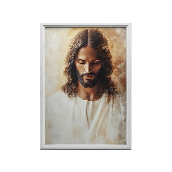 Jesus in the Peace of the Heart Jesus in the Peace of the Heart, 60x90 cm, sort aluminiumsramme, 230 gsm mat papir