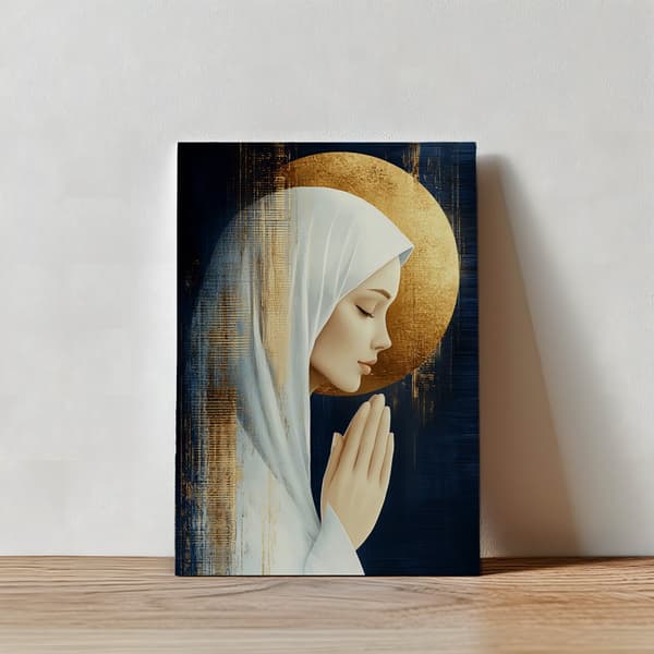 Peaceful Prayer Peaceful Prayer, 30x40 cm, mørkebrun træramme, 230 gsm mat papir