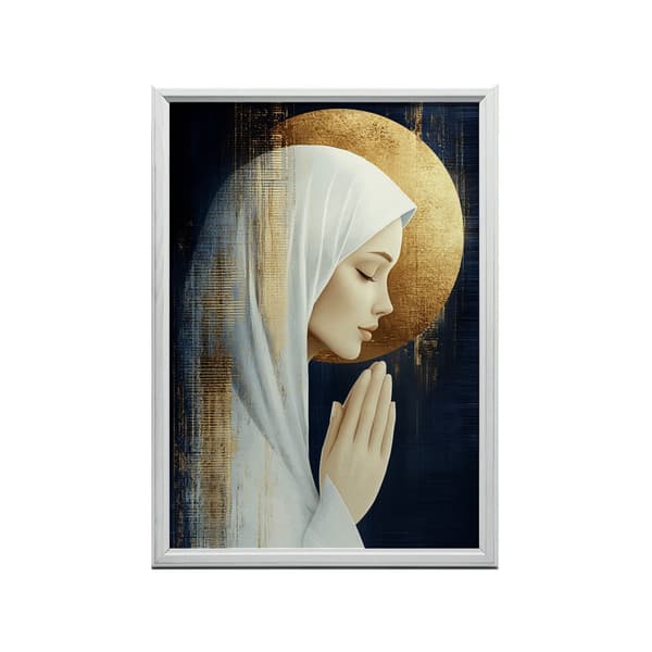 Peaceful Prayer Peaceful Prayer, 30x40 cm, mørkebrun træramme, 230 gsm mat papir