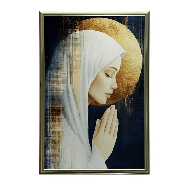 Peaceful Prayer Peaceful Prayer, 30x40 cm, mørkebrun træramme, 230 gsm mat papir