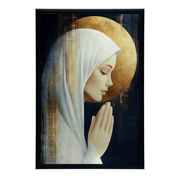 Peaceful Prayer Peaceful Prayer, 30x40 cm, mørkebrun træramme, 230 gsm mat papir
