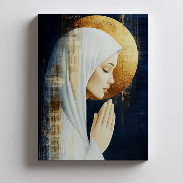 Peaceful Prayer Peaceful Prayer, 70x100 cm, mørkebrun træramme, 230 gsm mat papir