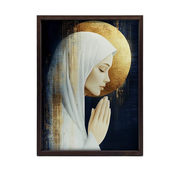 Peaceful Prayer Peaceful Prayer, 70x100 cm, mørkebrun træramme, 230 gsm mat papir
