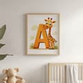Miniatyrbild 6 av 11: Poster Giraffe Adventure Poster Giraffe Adventure, 70x100 cm, svart aluminiumram, 230 gsm matt papper