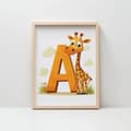 Miniatyrbild 8 av 11: Poster Giraffe Adventure Poster Giraffe Adventure, 70x100 cm, svart aluminiumram, 230 gsm matt papper