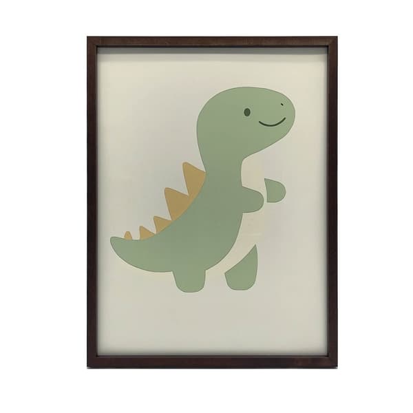 Hymyilevä dinosaurusjuliste Hymyilevä dinosaurusjuliste, 70x100 cm, musta alumiinikehys, 230 gsm mattapaperi