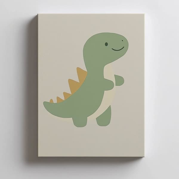 Smiling Dinosaur Poster Smiling Dinosaur Poster, 70x100 cm, uindrammet, 230 gsm mat papir