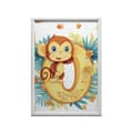 Pikkukuva 7 / 11: Juliste Iloinen apina kirjaimella "O" Juliste Iloinen apina kirjaimella "O, 60x90 cm, kehyksetön, 230 gsm mattapaperi