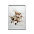 Miniatyrbillede 9 af 11: Flying Bear Poster Flying Bear Poster, 30x40 cm, lys egetræsramme, 230 gsm mat papir