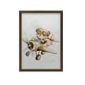 Miniatyrbillede 11 af 11: Flying Bear Poster Flying Bear Poster, 30x40 cm, lys egetræsramme, 230 gsm mat papir