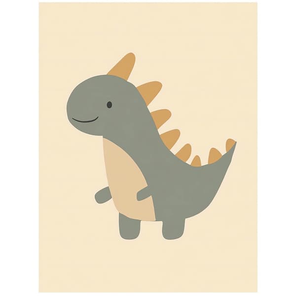 Plakat Dinosaur in a Smile Plakat Dinosaur in a smile, 30x40 cm, rammeløs, 230 gsm mat papir