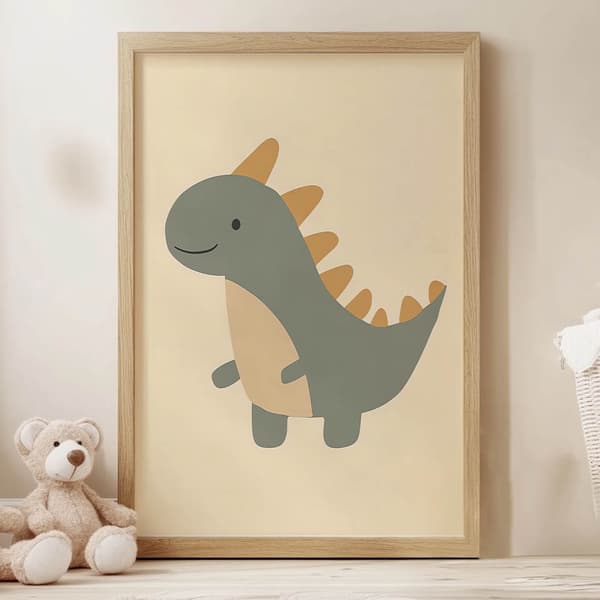 Plakat Dinosaur in a Smile Plakat Dinosaur in a smile, 30x40 cm, rammeløs, 230 gsm mat papir