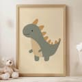 Pikkukuva 5 / 11: Juliste Dinosaurus hymyssä Juliste Dinosaur hymyssä, 70x100 cm, kultainen alumiinikehys, 230 gsm mattapaperi
