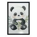 Miniatyrbild 7 av 11: Affisch Söt Panda bland löv Affisch Söt Panda bland löv, 40x50 cm, svart aluminiumram, 230 gsm matt papper