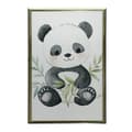 Miniatyrbild 8 av 11: Affisch Söt Panda bland löv Affisch Söt Panda bland löv, 40x50 cm, svart aluminiumram, 230 gsm matt papper