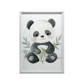 Miniatyrbild 10 av 11: Affisch Söt Panda bland löv Affisch Söt Panda bland löv, 40x50 cm, svart aluminiumram, 230 gsm matt papper