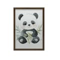 Miniatyrbild 11 av 11: Affisch Söt Panda bland löv Affisch Söt Panda bland löv, 40x50 cm, svart aluminiumram, 230 gsm matt papper