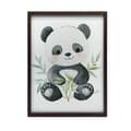 Miniatyrbild 2 av 11: Affisch Söt Panda bland löv Affisch Söt Panda bland löv, 40x50 cm, svart aluminiumram, 230 gsm matt papper