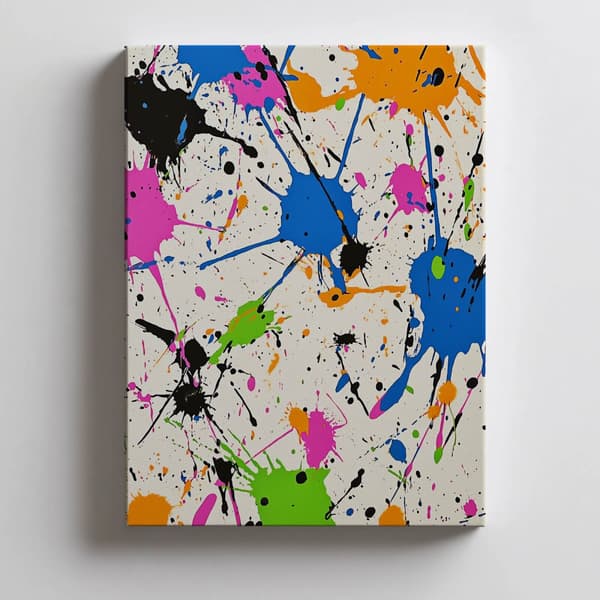 Neon Flash Neon Flash, 60x90 cm, guld aluminiumsramme, 230 gsm mat papir