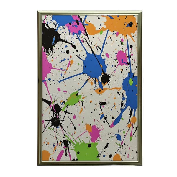 Neon Flash Neon Flash, 60x90 cm, guld aluminiumsramme, 230 gsm mat papir