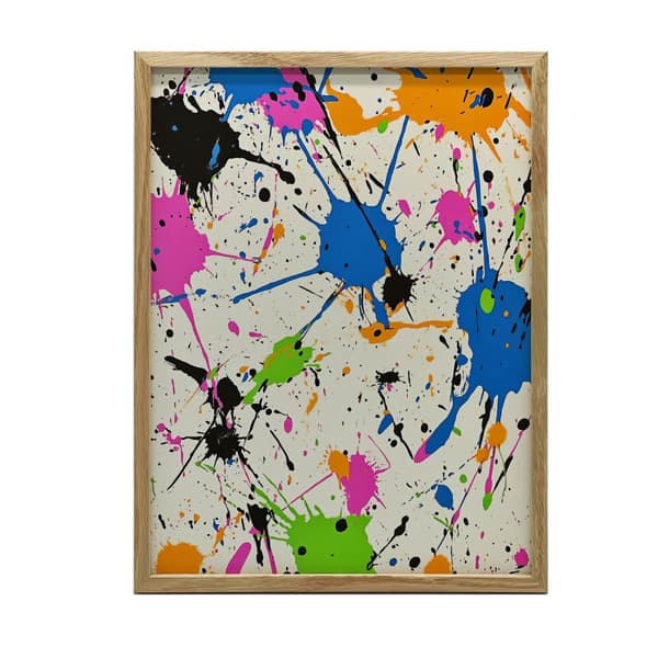 Neon Flash Neon Flash, 60x90 cm, guld aluminiumsramme, 230 gsm mat papir