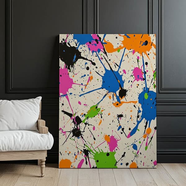 Neon Flash Neon Flash, 70x100 cm, musta alumiinikehys, 230 gsm mattapaperi