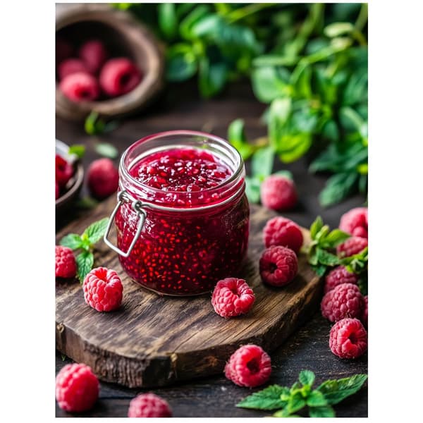 Raspberry Delight Raspberry Delight, 50x70 cm, uindrammet, 230 gsm mat papir