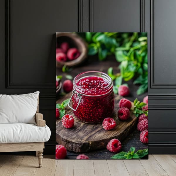 Raspberry Delight Raspberry Delight, 50x70 cm, uindrammet, 230 gsm mat papir