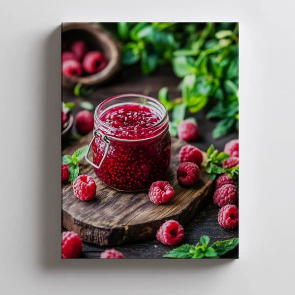Raspberry Delight Raspberry Delight, 70x100 cm, uindrammet, 230 gsm mat papir