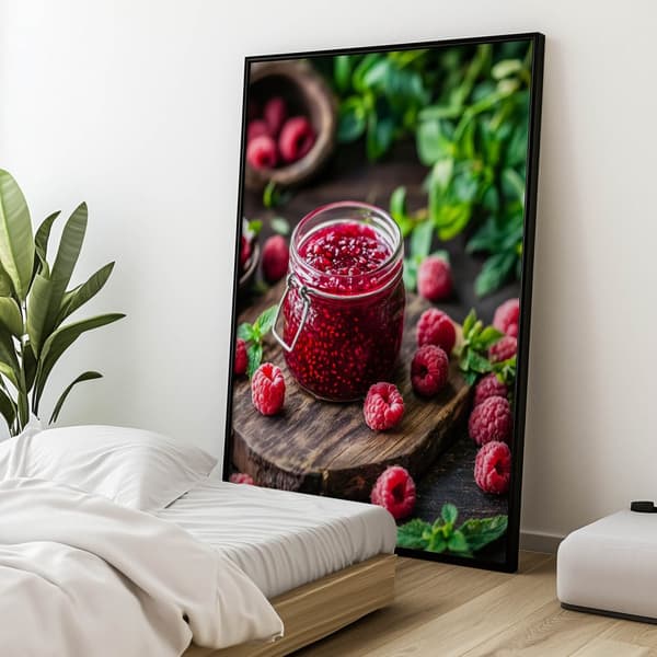 Raspberry Delight Raspberry Delight, 70x100 cm, uindrammet, 230 gsm mat papir