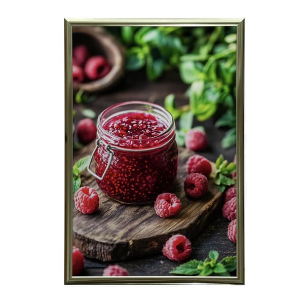 Raspberry Delight Raspberry Delight, 70x100 cm, uindrammet, 230 gsm mat papir
