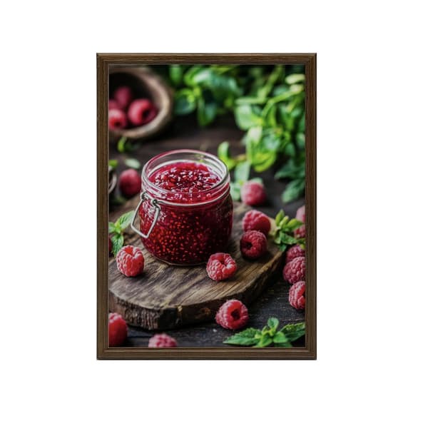 Raspberry Delight Raspberry Delight, 70x100 cm, uindrammet, 230 gsm mat papir