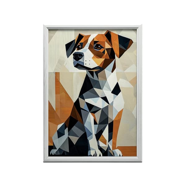 Dog in Geometry Dog in Geometry, 50x70 cm, oinramad, 230 gsm matt papper