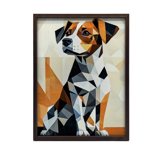 Dog in Geometry Dog in Geometry, 50x70 cm, oinramad, 230 gsm matt papper