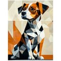 Miniatyrbild 3 av 10: Dog in Geometry Dog in Geometry, 70x100 cm, svart aluminiumram, 230 gsm matt papper