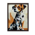 Miniatyrbild 2 av 10: Dog in Geometry Dog in Geometry, 70x100 cm, svart aluminiumram, 230 gsm matt papper