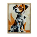 Miniatyrbild 1 av 10: Dog in Geometry Dog in Geometry, 70x100 cm, svart aluminiumram, 230 gsm matt papper