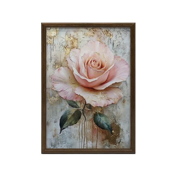 Rose Shine Rose Shine, 60x90 cm, kultainen alumiinirunko, 230 gsm mattapaperi