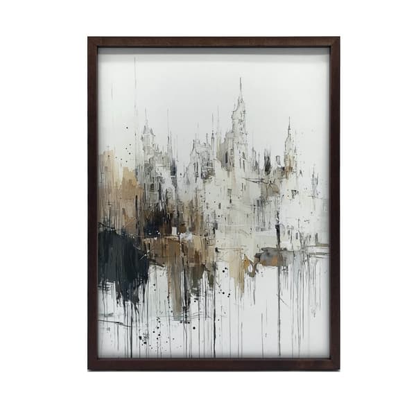 Drip Art: Gothic Landscape Drip Art: Gothic Landscape, 30x40 cm, tummanruskea puukehys, 230 gsm mattapaperi