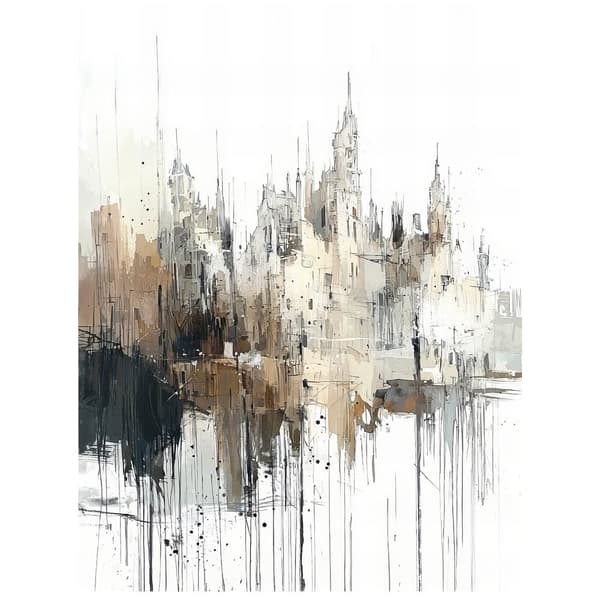 Drip Art: Gothic Landscape Drip Art: Gothic Landscape, 30x40 cm, uindrammet, 230 gsm mat papir