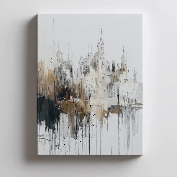 Drip Art: Gothic Landscape Drip Art: Gothic Landscape, 30x40 cm, uindrammet, 230 gsm mat papir
