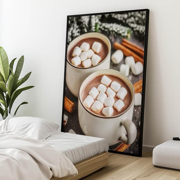 Winter Pleasure Winter Pleasure, 50x70 cm, guld aluminiumsramme, 230 gsm mat papir