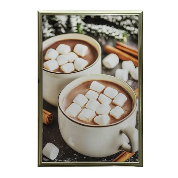 Winter Pleasure Winter Pleasure, 50x70 cm, guld aluminiumsramme, 230 gsm mat papir