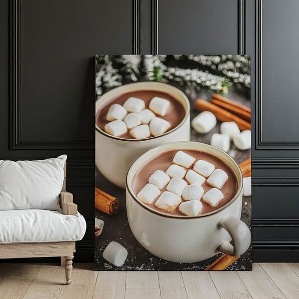 Winter Pleasure Winter Pleasure, 50x70 cm, guld aluminiumsramme, 230 gsm mat papir